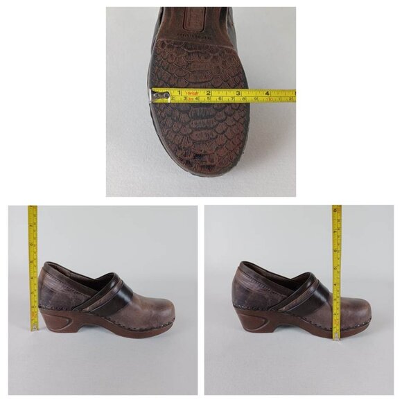 SOFFT Berit Chunky Heel Leather Clogs - Picture 14 of 16